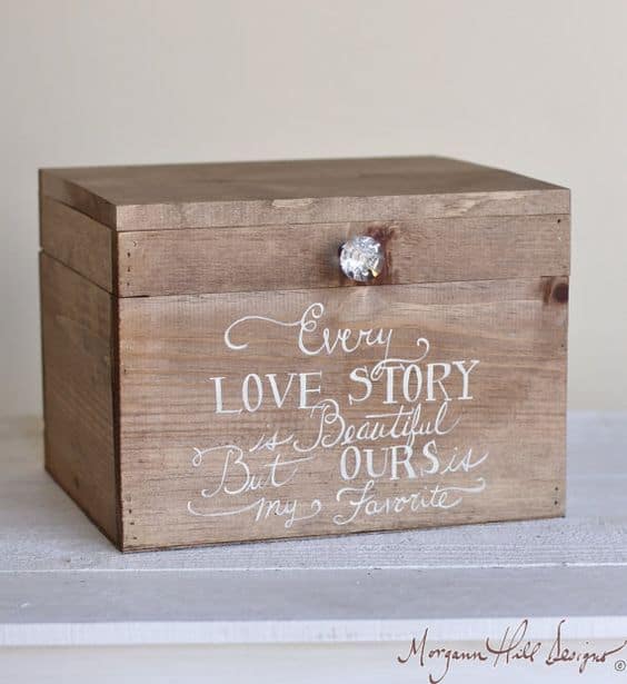 DIY Wedding Card Photo Box - Home & Family 