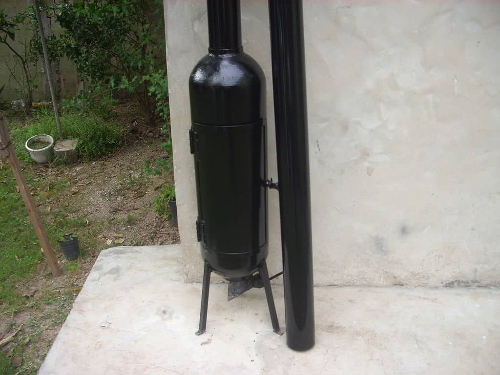 Reclaimed CNG Cylinder Stove