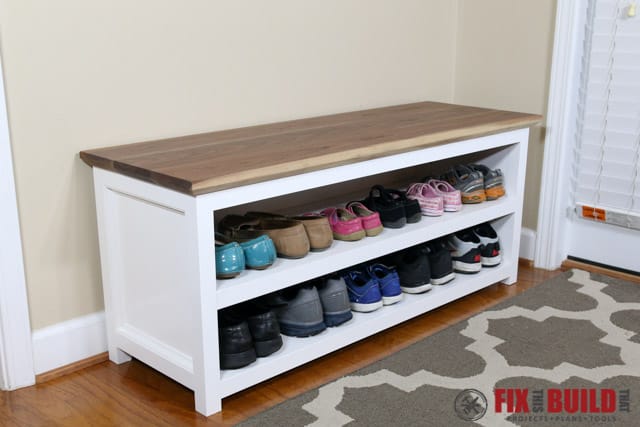 DIY Shoe Storage Cabinet - Shanty 2 Chic