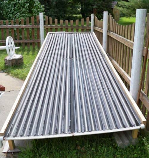 solar roof heater