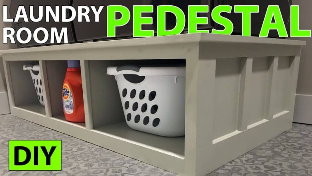 11 DIY Laundry Pedestal Ideas